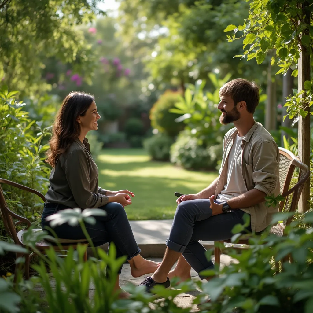 Séance de coaching en plein air